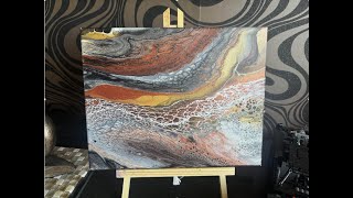 Amazing Rustic Flow of metallic colors [upl. by Idola]