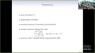 An Optimal Transport Problem With BulkInterface Interactions [upl. by Meghann]