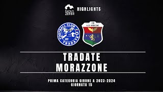 HIGHLIGHTS Prima Categoria Gir A 2324  Tradate  Morazzone [upl. by Airotcivairam175]