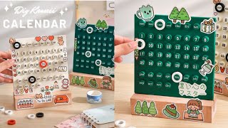 DIY Kawaii Calendar  How To Make Calendar at home  DIY Calendar 2024  Homemade calendar [upl. by Innek658]