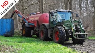 Slurry  Bouwland bemesten met Fendt Xylon 524 en Schuitemaker  Kroes  Ecoferm  2016 [upl. by Jair838]