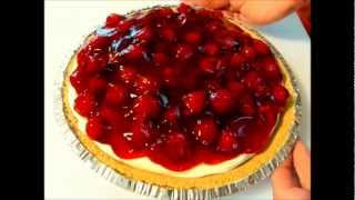 CHERRY CHEESECAKE  No Bake Cherry CHEESECAKE recipe [upl. by Cassaundra]