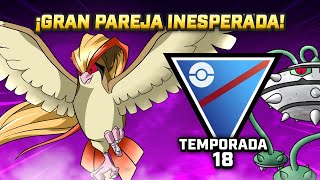 ¡PIDGEOT OSCURO y FERROTHORN OSCUROS LA PAREJA DESATADA en LIGA SÚPER 1500 PC PVP GBL POKEMON GO [upl. by Astera]