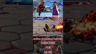 AKAINU VS ADMIRAL FUJITORA mugengameplay anime mugen [upl. by Meras672]