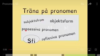 Pronomen Sfi [upl. by Eiderf]