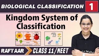 Biological Classification 01  Kingdom System of Classification  Class 11NEET  RAFTAAR [upl. by Wolfson]