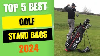 Top 5 Best Golf Stand Bags Review 2024 [upl. by Ibbetson]