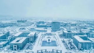 Northwestern Polytechnical University Aerial View 4k Drone  Xian  China  西北工业大学 2021 🇨🇳 ♥️ [upl. by Crispa]