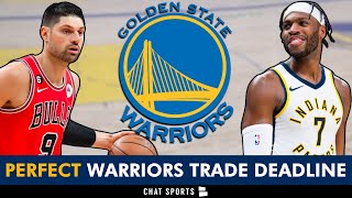 Golden State Warriors PERFECT NBA Trade Deadline Ft Nikola Vucevic Buddy Hield  Warriors Rumors [upl. by Andryc]