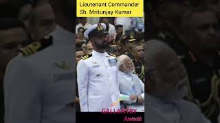 GALLANTRY AWARD Lt Cdr Sh Mritunjay Kumar armylover army viral indianarmy [upl. by Nosmirc144]