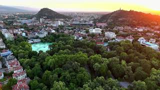 Впечатляващ Полет над Пловдив Уникални Гледки от Високо Impressive Flight over Plovdiv Unique Views [upl. by Notsew]