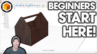 Getting Started with Fusion 360 Part 1  BEGINNERS START HERE [upl. by Elyad]