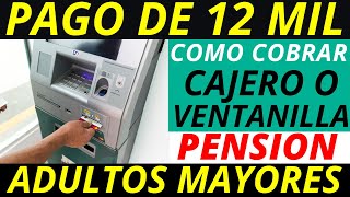 ¿Cómo Retirar los 12 mil pesos de Pensión en Cajero Bienestar 🏃‍♂️💰 [upl. by Llednyl]