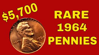 Rare 1964 pennies worth money Valuable pennies to look for [upl. by Eceirahs850]