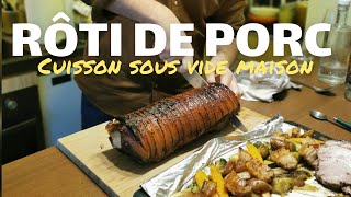 Rôti d’épaule de porc  cuisson à basse température  sous vide à la maison [upl. by Eneleahs369]