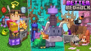 O MELHOR ADDON PARA MINECRAFT PE 120 Better On Bedrock Addon Bedrock [upl. by Aztin]