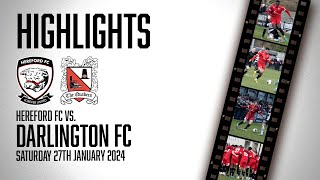 HIGHLIGHTS  Darlington 20 Hereford [upl. by Weisbart317]