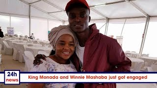 King Monada and Winnie Mashaba just got engaged [upl. by Eisiam]