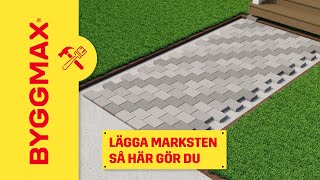 Lägga marksten så här gör du [upl. by Chiaki]