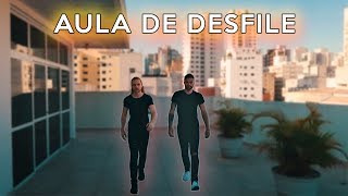 AULA DE DESFILE PASSARELA ft Ale Pierozan  VIDA DE MODELO  EP 77 [upl. by Eelsnia]