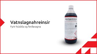 Vatnslagnahreinsir fyrir húsbíla og hjólhýsi [upl. by Anaela]