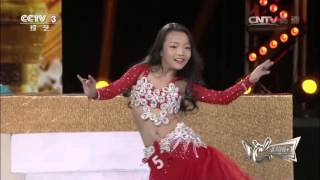 Maravillosa danza al estilo árabe bailando por la niña china Luo Wenting [upl. by Aniluap]