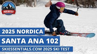 2025 Nordica Santa Ana 102  SkiEssentialscom Ski Test Review [upl. by Ondine]