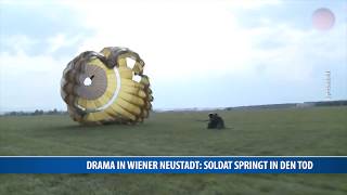 Drama in Wiener Neustadt Soldat springt in den Tod [upl. by Oiril]