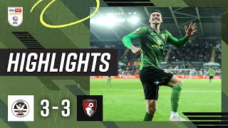 Kieffer Moore stars in INCREDIBLE comeback 🔥  Swansea City 33 AFC Bournemouth [upl. by Koetke]