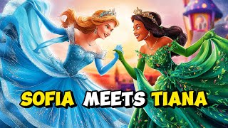 Princess Sofia Meets Princess Tiana  Disney Princess  Bedtime  Princess Stories  kids Stories [upl. by Paquito]