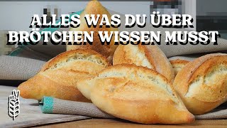 EINFACHE und schnelle BRÖTCHEN wie vom Bäcker  ganz viel KnowHow [upl. by Haddad]