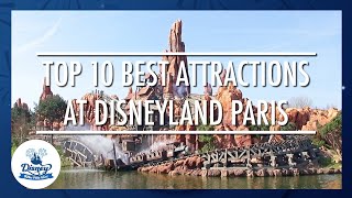 Top 10 Attractions in Disneyland Paris [upl. by Adihaj]