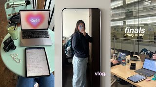 STUDY VLOG  med school finals week — year 2 🎧⚕️ [upl. by Iidnarb]