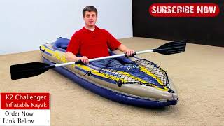 Intex Challenger K2 Review  Best Inflatable Kayak 2 Person  Enjoy Swimming [upl. by Duke432]