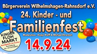 Kinder amp Familienfest  14924  am SBahnhof Wilhelmshagen [upl. by Refannej317]