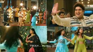 Badhai ho badhai Akshara Arohi dance video yrkkh [upl. by Rees]