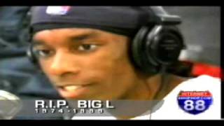 Big L freestyle 1998 on 88 hiphopcom RIP [upl. by Micah]