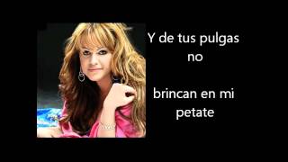 Jenni Rivera  Brincos Dieras Letra Lyrics [upl. by Judi178]