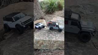 The Trx4m bronco and the defender driving together cars shorts rccar viral [upl. by Neema]