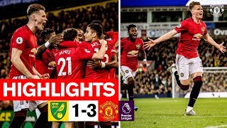 HIGHLIGHTS  Norwich City 13 Manchester United  Premier League 201920 [upl. by Ylrak456]