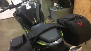 FollowUp SWMotech Blaze Saddlebags Z900 [upl. by Ynamad]