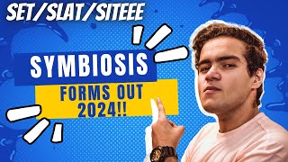 Symbiosis SETSLATSITEEE 2024 Forms out  How to fill form step by step  Symbiosis Pune [upl. by Nialb272]