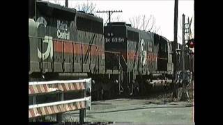 GTI train at Mechanicville NY on 04131990 [upl. by Aryamo]