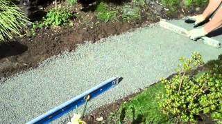 How to build a flagstone walkway part I [upl. by Vinnie793]