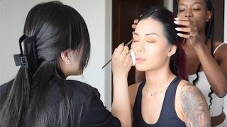 ASMR Vietnamese Style Wedding Makeup and Hair Trial REAL Bridal MAKEUP Artist Unintentional asmr [upl. by Airekat]