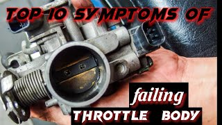 Top 10 symptoms of a failing throttle body on your car [upl. by Raines]