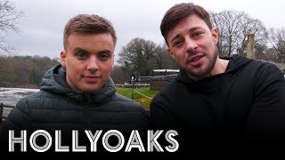 Hollyoaks Ryans Exit  Behind the Scenes [upl. by Nnaharas]