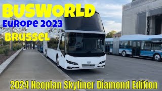 2024 Neoplan Skyliner Diamond Edition Double Decker Coach Walkaround Busworld Europe 2023 [upl. by Ellocin672]