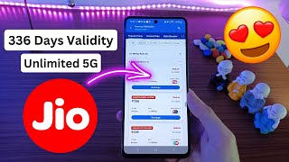 Best Jio Unlimited 5G Plan After Price Hike 🤫  Jio 2545 Plan 336 Days Validity Unlimited 5G Data 😍 [upl. by Foss]