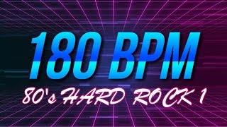 180 BPM  80s Hard Rock  44 Drum Track  Metronome  Drum Beat [upl. by Julianna660]